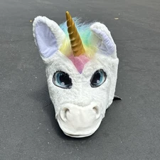 Hide and Eek! Boutique Adult Unicorn Fur Head Halloween Mask 2018