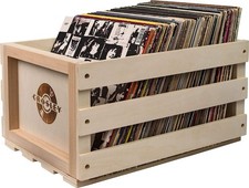 Image of Audio & Hi-Fi - Crosley: Record Storage Crate (Natural) (Cassetta Contenitore Vi