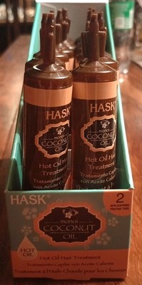 Hask Nourishing Shine Monoi Coconut Hair Oil 5/8 oz. Vial - 12 PACK New