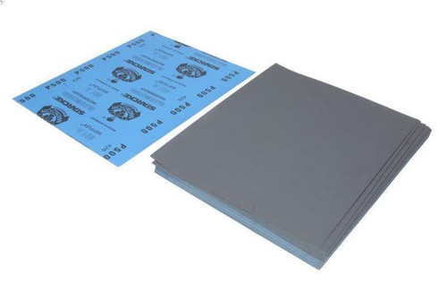 Lot De 6 Feuilles De Papier à Poncer, 3 Grains 80-120-240, Papier émeri