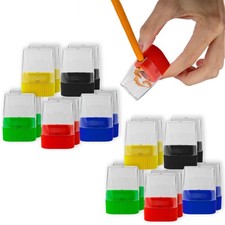 100 Pack Handheld Manual Pencil Sharpeners in Bulk Plastic Pencil Sharpeners