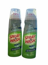 2 Spray n Wash Max Laundry Stain Remover Gel Stick with Easy to Use Scrub Top