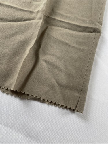 Pantaloni eleganti vintage Berle Taylored kaki marrone reggente uomo 34 regular NUOVI! - Foto 3 di 5