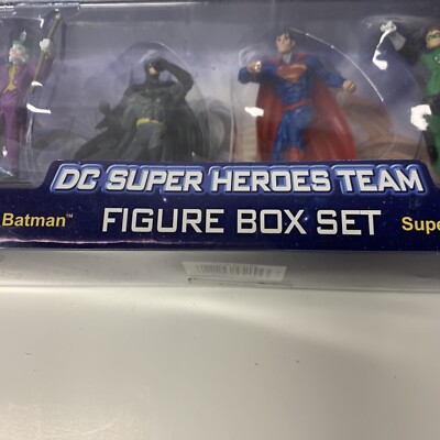 DC Comics Super Heroes Team Figure Set Box 6-Pack 2.75''