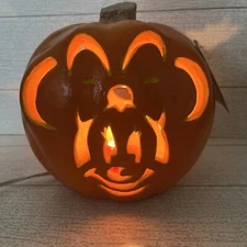 Vintage 1999 Disney Minnie Mouse The Paper Magic Group 2 Sided Pumpkin NOS