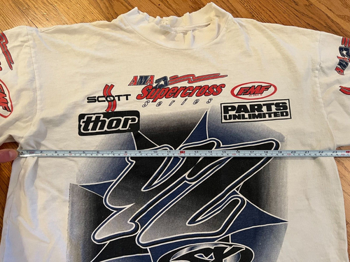 VTG 80s Thor Racing Yamaha YZ Motocross Jersey Shirt Sz XXL AMA Supercross - Picture 12 of 22