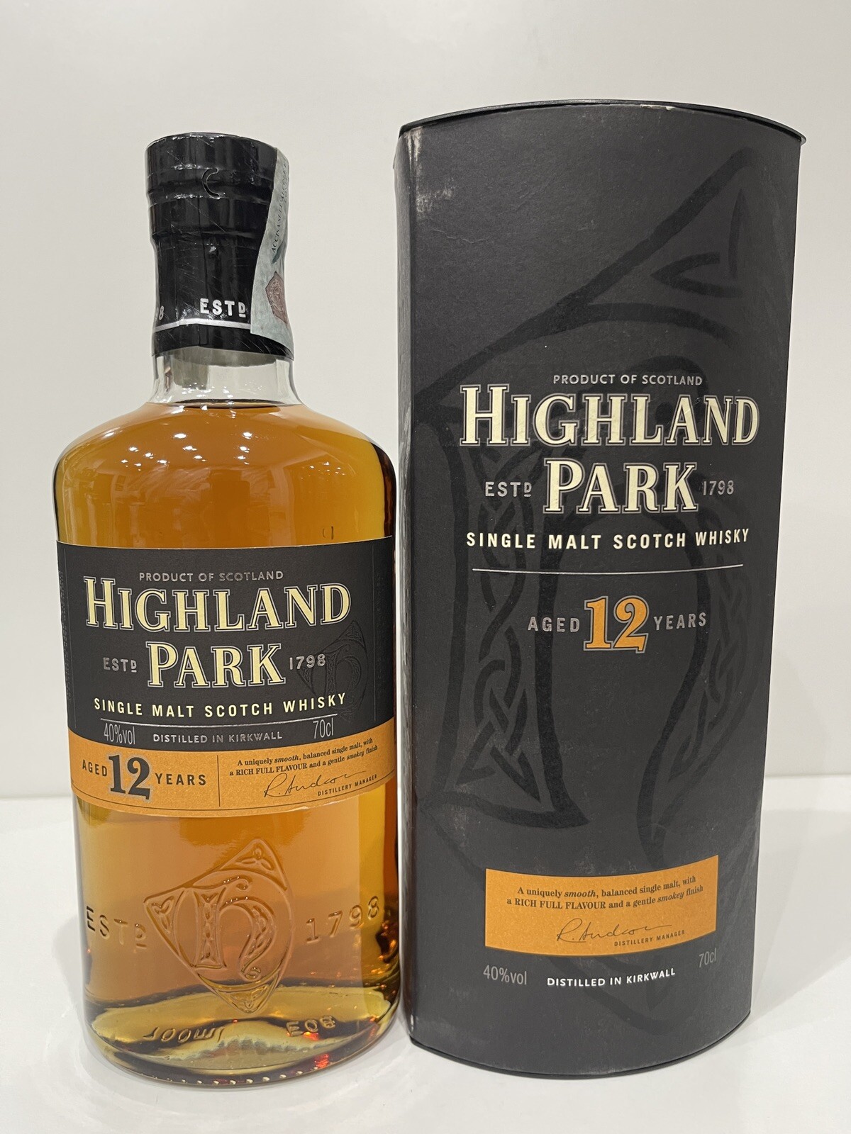 Highland Park 12yo Single Malt Scotch Whisky Dist. Kirkwall 70Cl 40% Vol