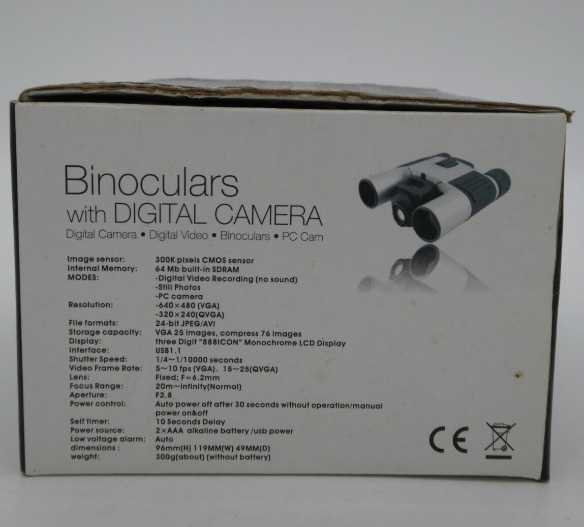 Seal binoculars with digital 300k pixels CMOS sensor eBay