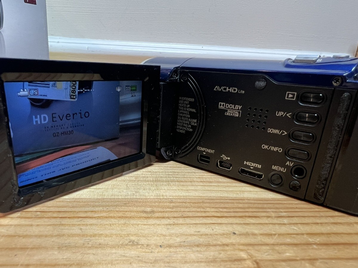 JVC Everio GZ-HM30 HD Digital Video Camcorder w/ Charger JVC Everio GZ-HM30 HD Digital Video Camcorder w/ Charger