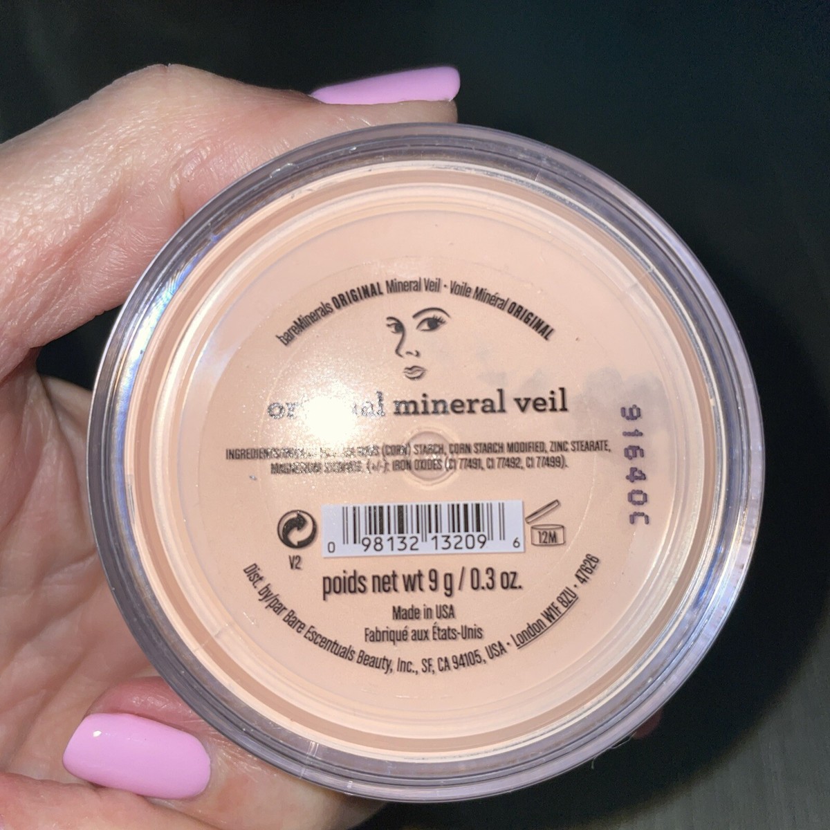 Bare Minerals Mineral Veil Puder – Original, 9 G, Finish & Mattierend