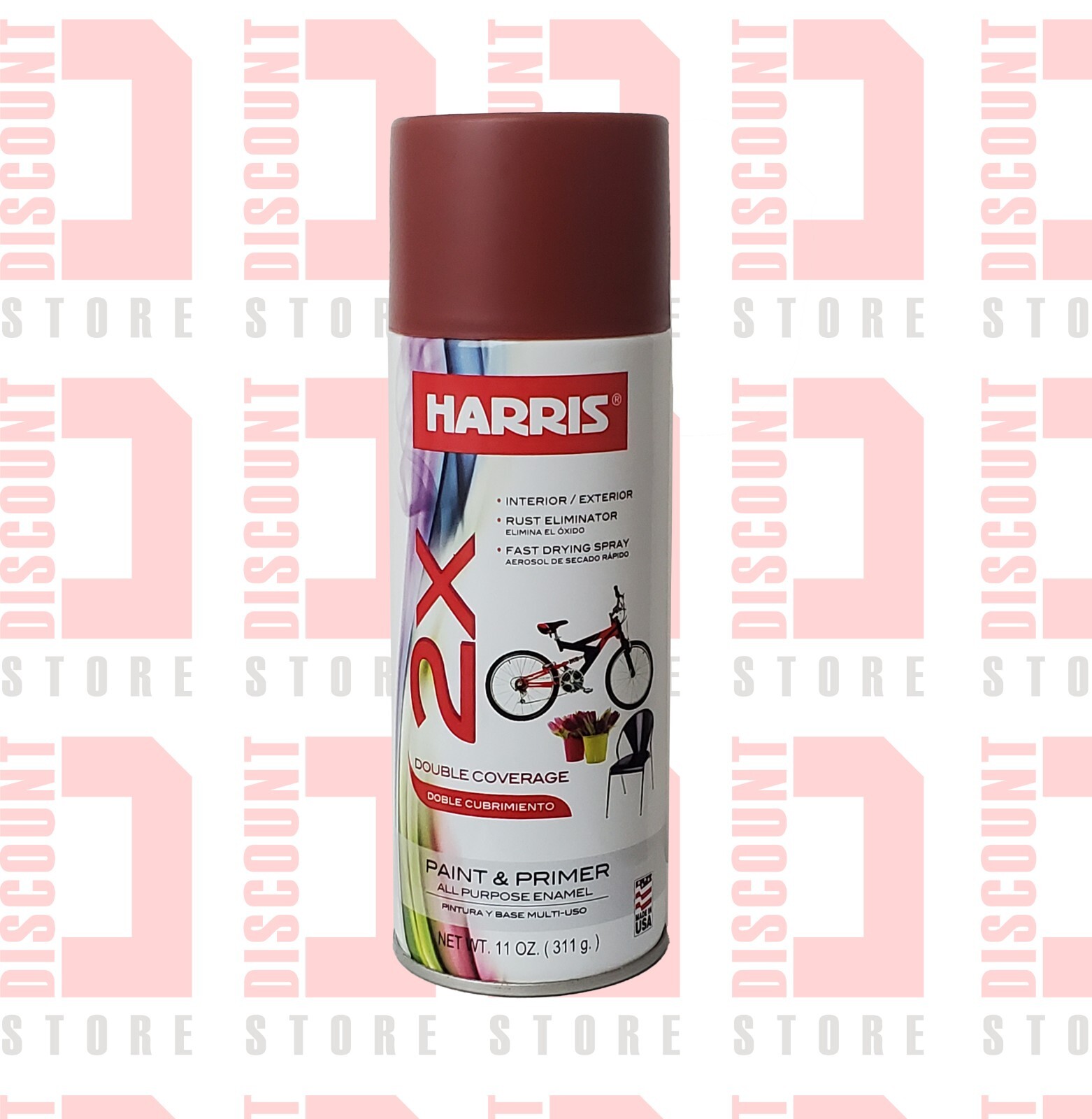 RED Oxide PRIMER Harris Heat Resistant Engine Enamel Motor Engine Spray