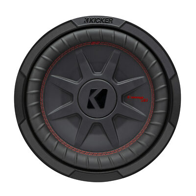 Kicker 48CWRT102 Auto Audio CompRT 10 Zoll Subwoofer Dünnes Profil Dual Schwingspule