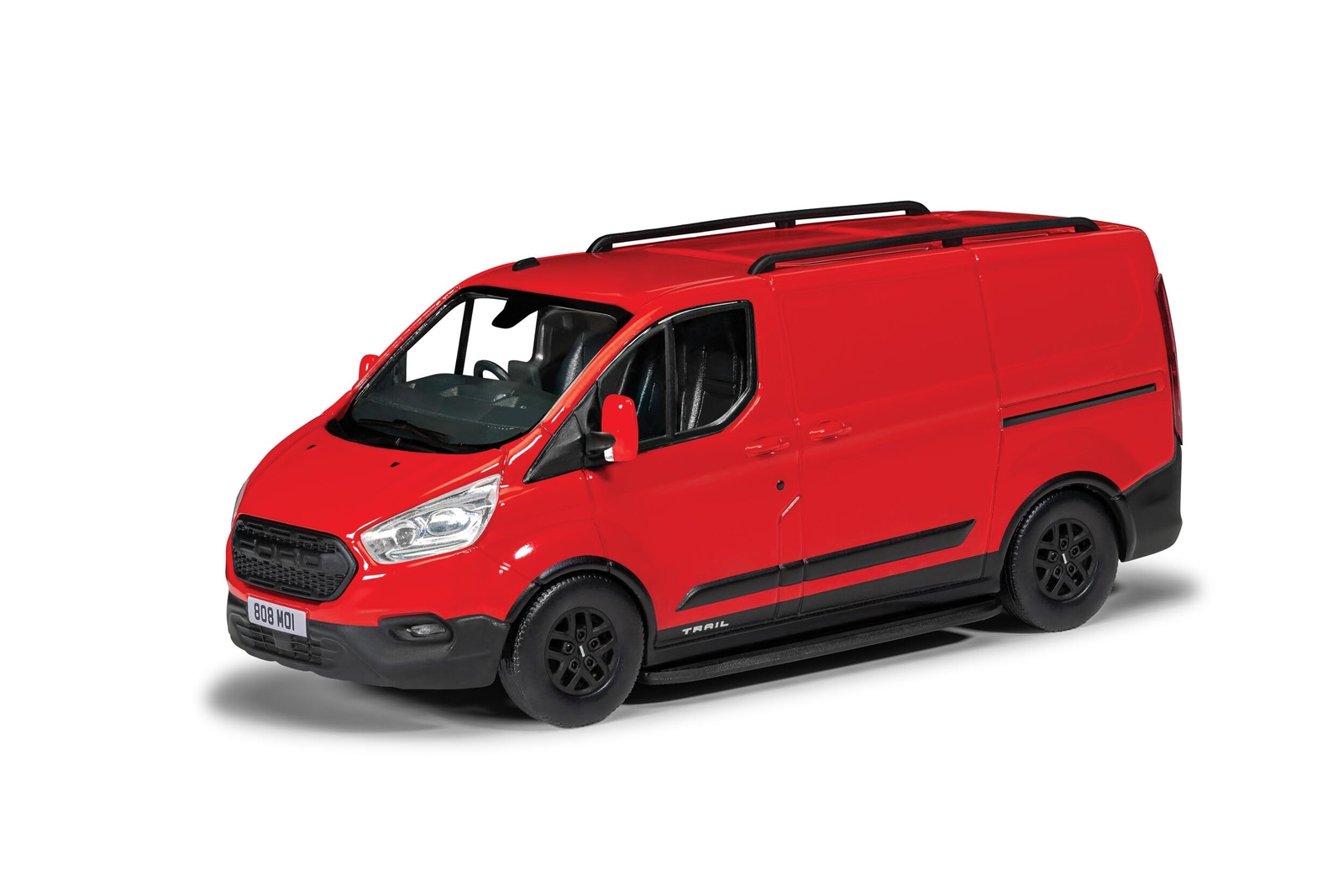 Corgi VA15102 Ford Transit Custom Trail, Race Red Vanguards
