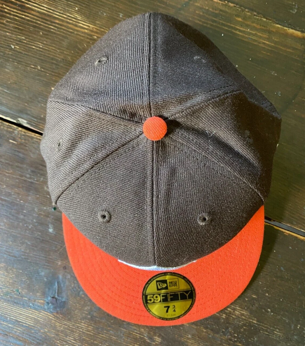 New Era 59Fifty LRG Collection Fitted Hat Cap Size 7 1 4 Brown and