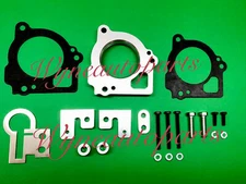 Fit 03-07 Jeep Grand Cherokee WJ with 4.7L V8 Engine Throttle Body Spacer Silver