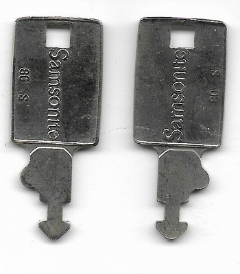 Samsonite 80S Vintage Key Blank Luggage