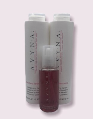 AVYNA 3pc bundle - Shampoo, Maschera, Fluido Ialuronico 500 mL