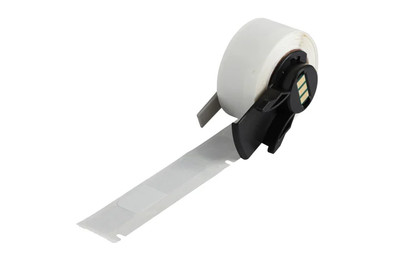 Brady B-427 selbstlaminierendes Vinyl transparent/weiß Etikettenrolle 75 Stck.