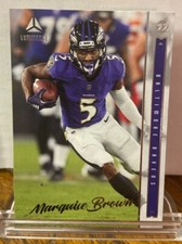 2022 Panini Luminance Marquise Brown Base Baltimore Ravens/ Arizona No. 6