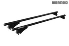 BARRES DE TOIT ALUMINIUM NOIR VW POLO Cross de 2009 à 2017 / avec barres