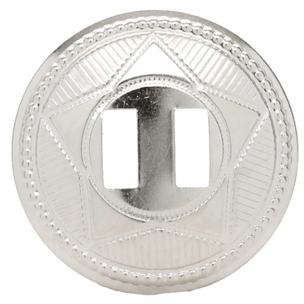 Conchos Western Crâne 30mm - THAL PARTS® - Argent Antique - Lot De 2 ?