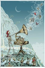 GRATEFUL DEAD-LET THERE BE SONGS-TAPESTRY sz 30X45or53X85 Mike Dubois