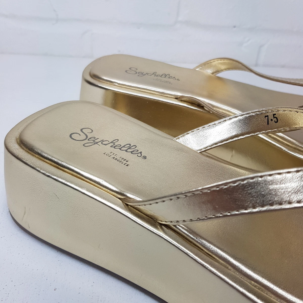 Seychelles gold sandals sale