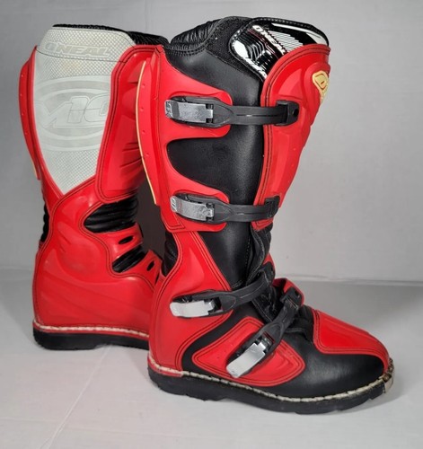O'Neal M10 Motorcycle/ Motocross Boots Men's Size 8 Red - Picture 3 of 12