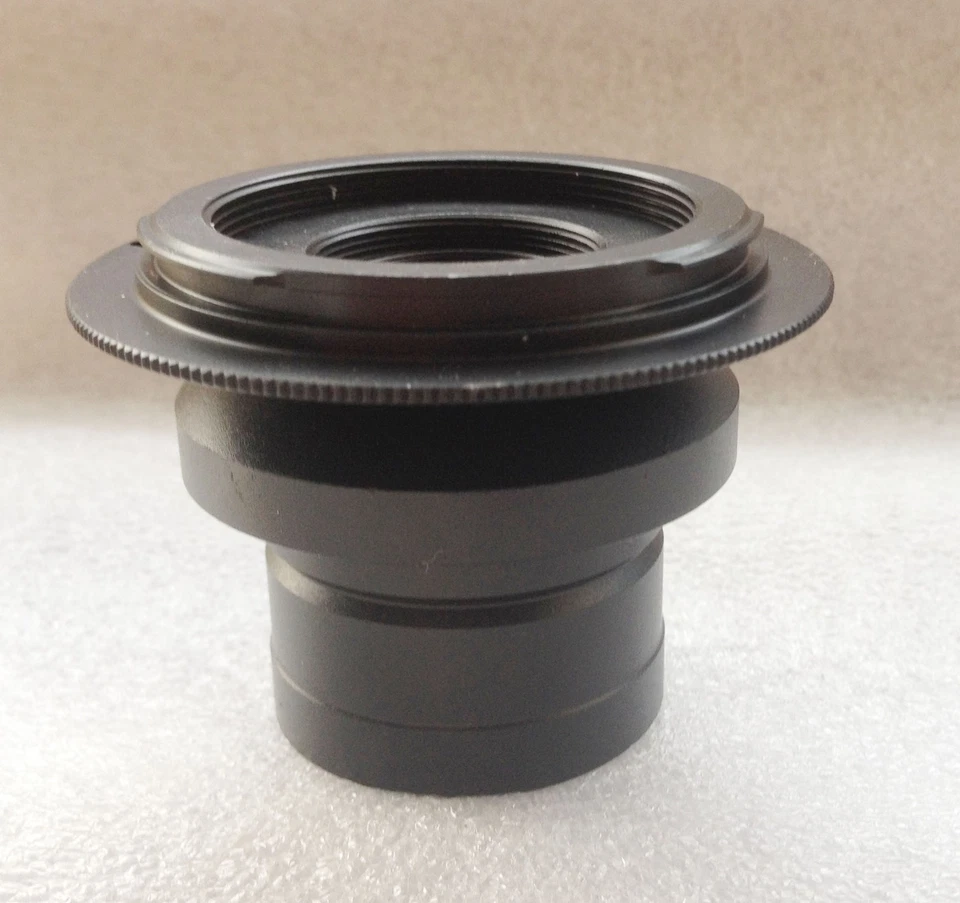 Canon EOS bayonet adapter to NIKON MICROSCOPE phototube ISO38 Leica Wild Leitz - Image 3 of 4