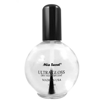 Mia Secret Ultra Gloss Dry Fast Top Coat Size: 0.5oz / 0.55oz / 2.5 oz