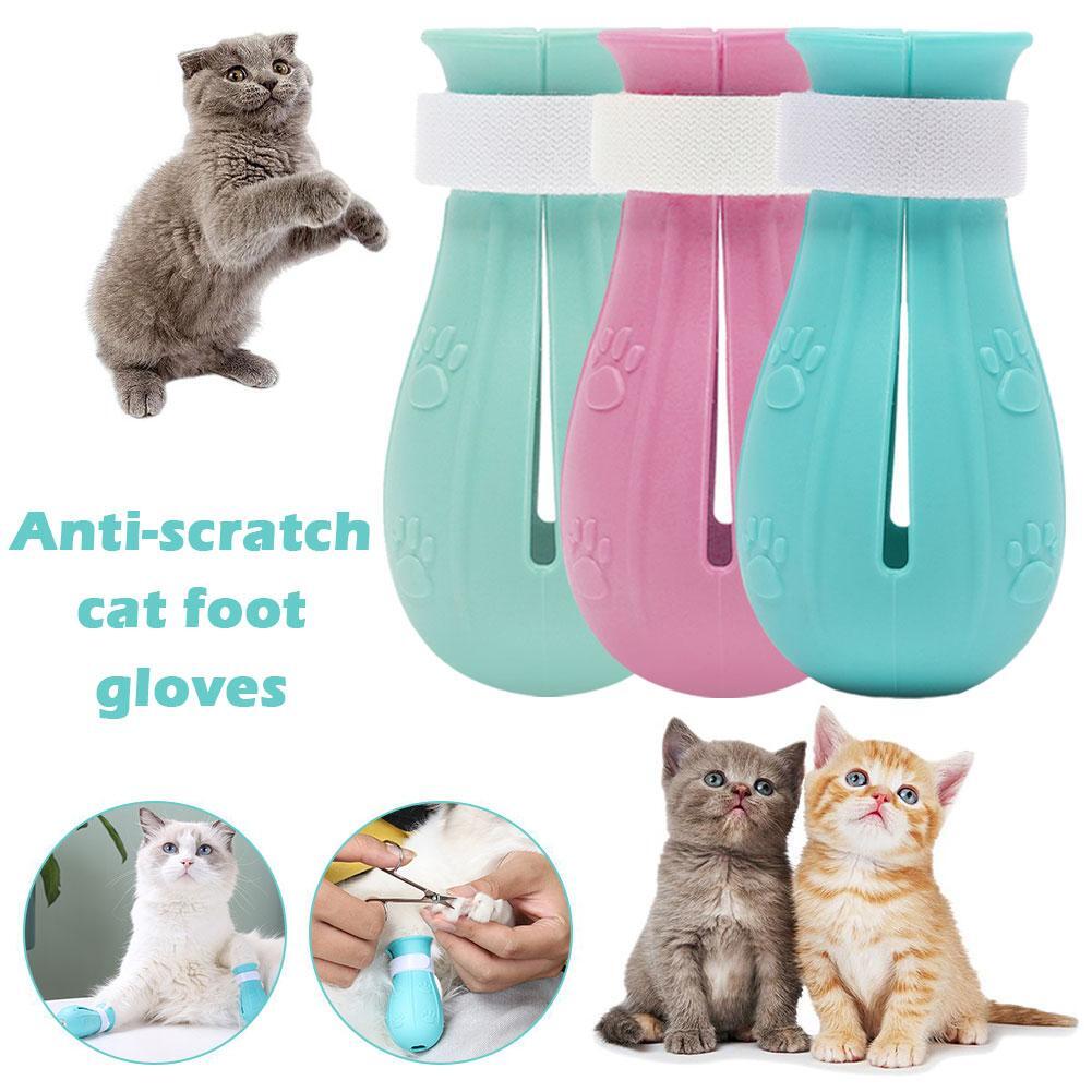 Cat Anti-Scratch Shoes 4 Pack, Pet Supplies Cat Scratch Deterrent 