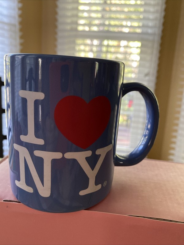 New York Mug Blue Coffee Tea Cup I Love NY S T World Products INC
