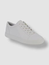  225 Vince Women's White Leather Lace-up Casual Sneakers Shoes Size EU 37/US 7 M