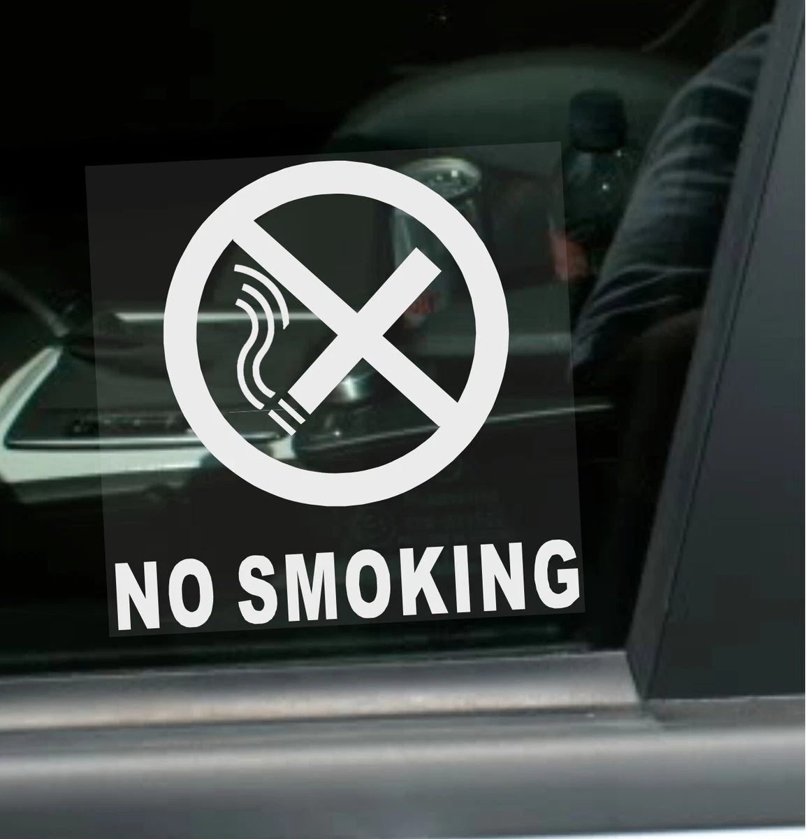 No smoking 2024 stickers for cars