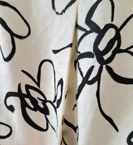 Vtg LAL Live A Little Linen Blend Jacket XL Floral Ruffle Slv Cottagecore READ - Picture 8 of 15