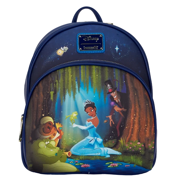 Loungefly Tiana Sequin Mini Backpack Disney Princess and the Frog Bag