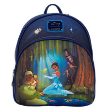 Mini Mochila Iluminada Escena Bayou Loungefly Disney Princesa Tiana Y La Rana