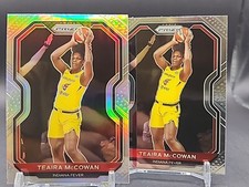Teaira McCowan - 2021 WNBA Prizm - Silver Prizm And Base #57 - Indiana Fever