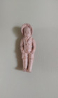 Frozen Charlotte Doll Antique Germany Terra Cotta Clay Molded Chocolate Brown 2" — photo 1