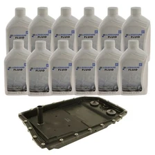 OEM ZF Transmission Oil Pan Filter Kit & 12-Liter's ZF Lifeguard 6 Trans Fluid