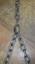 Heavy Duty Chain Set for Porch Swing (3/16 Welded) with hangers