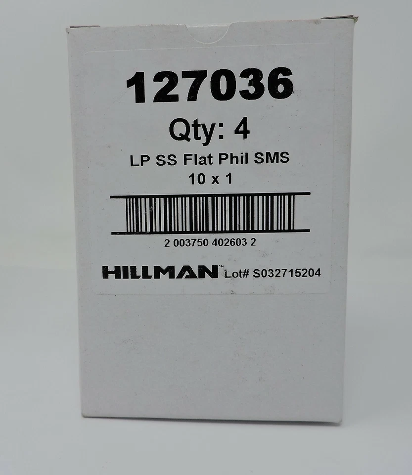 Tornillo para chapa Hillman 127036 WeatherMax SS #10 x 1" Phillips 35ea CANTIDAD 4pk Foto 2 de 2