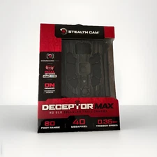 Stealth Cam DECEPTOR MAX 80ft 40MP Cellular Trail Camera STC-DCPTRX-W BRAND NEW
