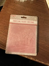 Nellie Snellen Embossing Folder Christmas. Background. Cardmaking. Brand New.