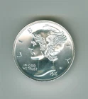 1916-D MERCURY DIME TRIBUTE 1 OZ .999 ULTRA HIGH RELIEF PIEDFORT SILVER ROUND