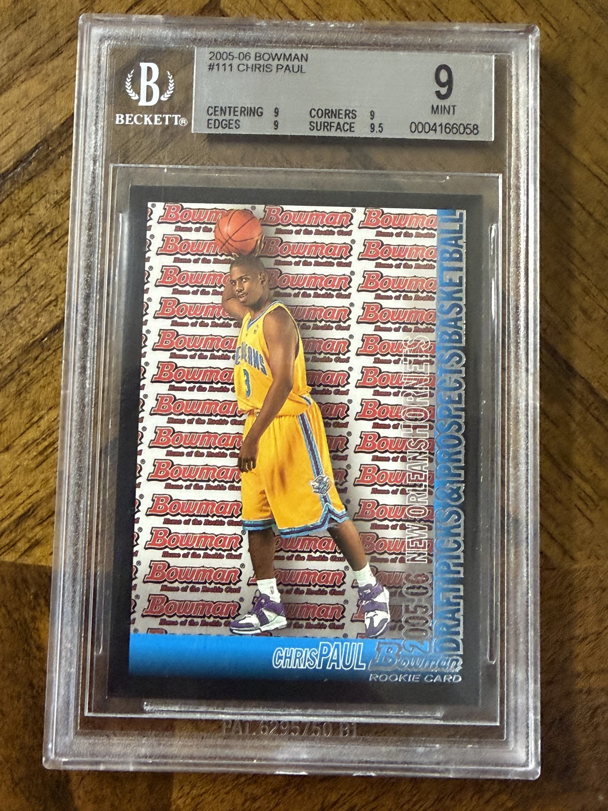 2005-06 Bowman #111 Chris Paul BGS 9