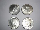 Lot of 4 - 1976 Kennedy Half Dollar Lightly Circulated - Very Detailed Pictures