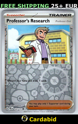 Professor's Research [Professor Oak] - PRE #122/131 SV: Prismatic Evolutions Rev