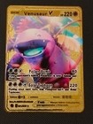 Metal Card Full Art DIY - Venusaur V Florizarre - Gold Metal