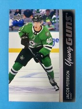 2021-22 Upper Deck Series 2 Young Guns Jacob Peterson #492 Dallas Stars RC